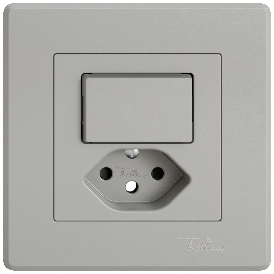 Kit de montage ENC EDIZIO.liv SNAPFIX® p.combi.T13 a.1 bouton n.lum.shutter grc