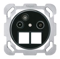 UP-Antennendose TV-R-Daten basico HMS B 2GHz 4dB schwarz