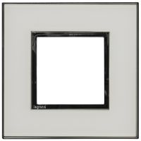 Abdeckrahmen ATO 1×1 Modul Glas-weiss