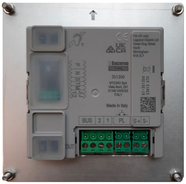 Videolautsprecher Legrand Sfera 2-Draht 18…27VDC Aluminium