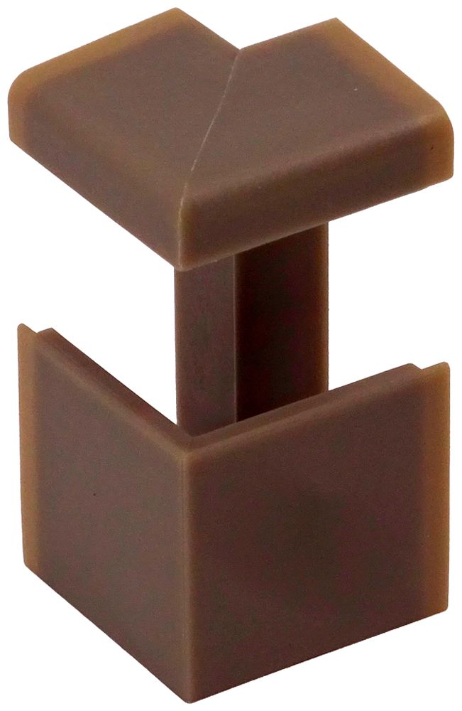 Angolo esterno ELBRO 60×20mm 90° marrone dorato