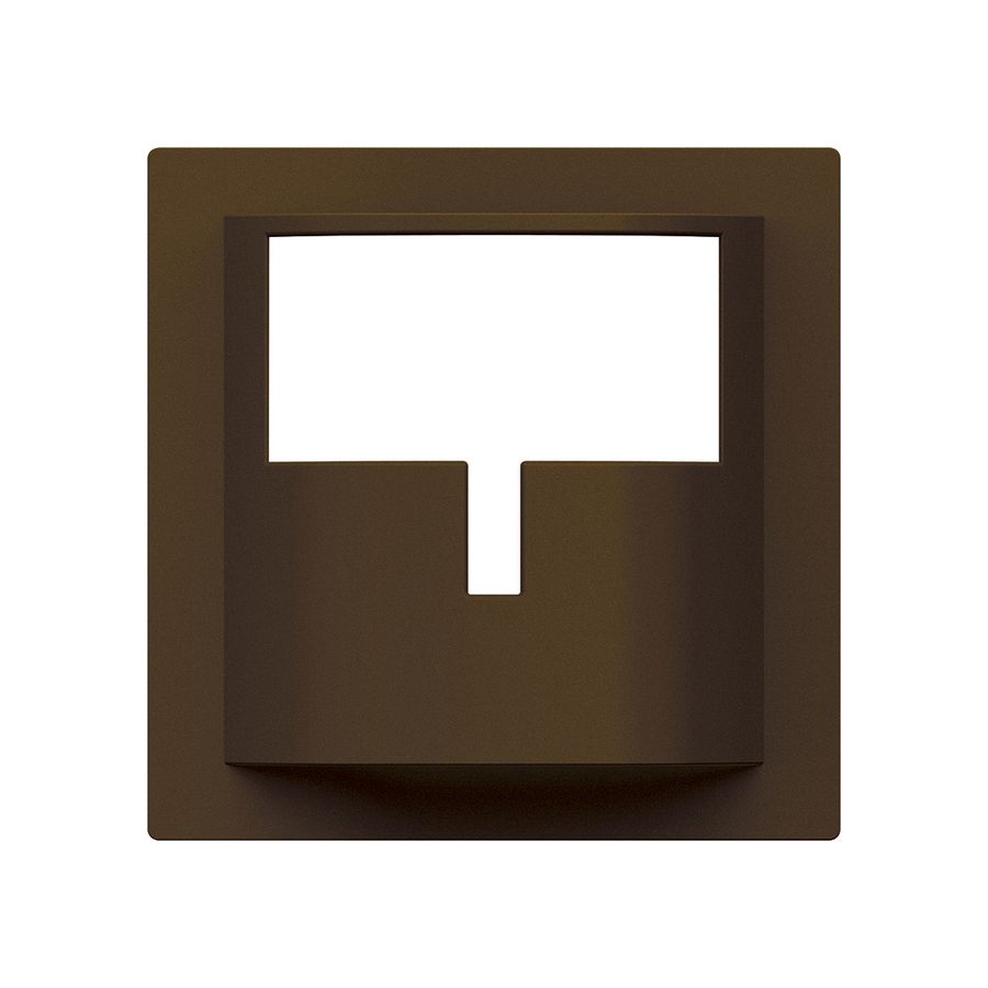 Placca frontale Hager kallysto H per rilevatore di movimento marrone