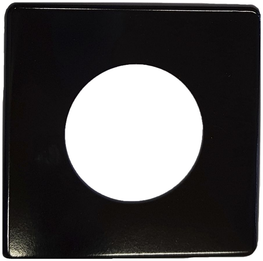 Plaque de recouvrement III 66mm noir