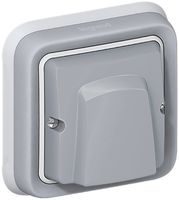 UP-Kabelausgang PLEXO 16A 250V grau mit Klemmsteg