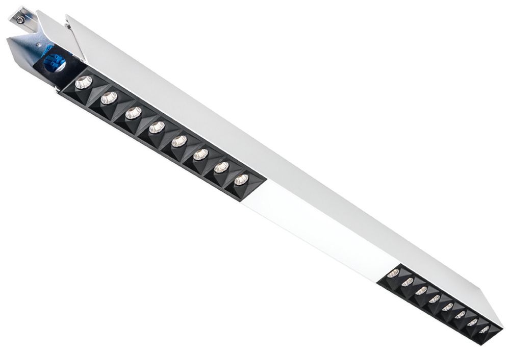 LED-Deckenleuchte SG Lineal surface Cubic 27W 2220lm 840 DALI 841mm weiss