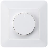 UP-Drehdimmer Universal Hager kallysto.trend 20…400W/VA weiss