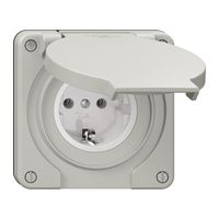 Presa NEVO N.CO SCHUKO, grigio chiaro