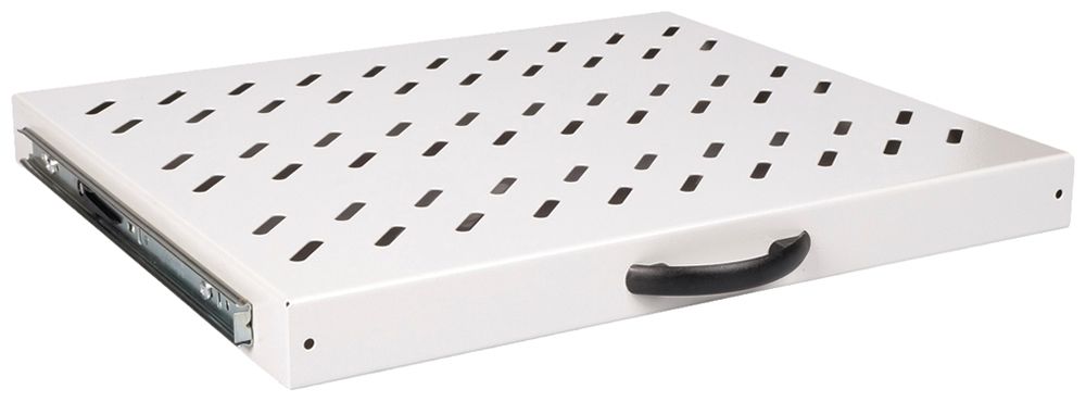 Geräteboden ROLINE 485×40×368mm 25kg grau Ausziehbar