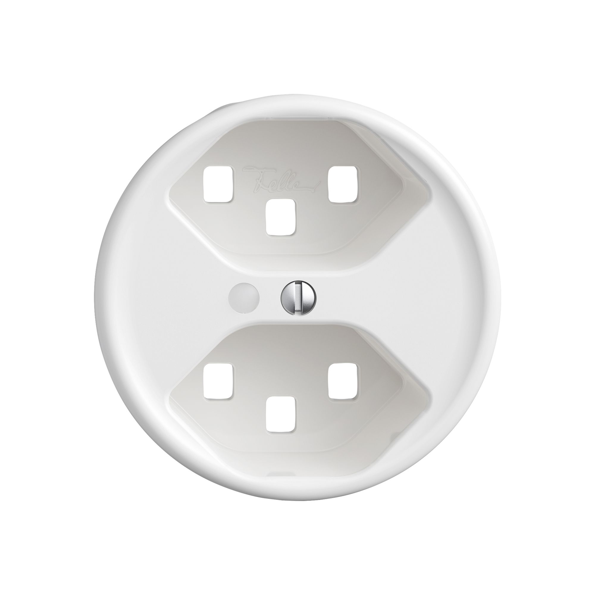 Montageset STANDARDdue SNAPFIX® für 2×T23 mit Frontlinse ws