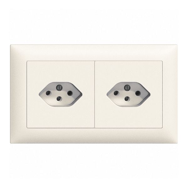 UP-Kombination I-I EDIZIOdue 2×T13 horizontal weiss