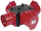 Distributore di corrente A. Steffen 3×CEE 32A 5p 415V CEE 32A IP44