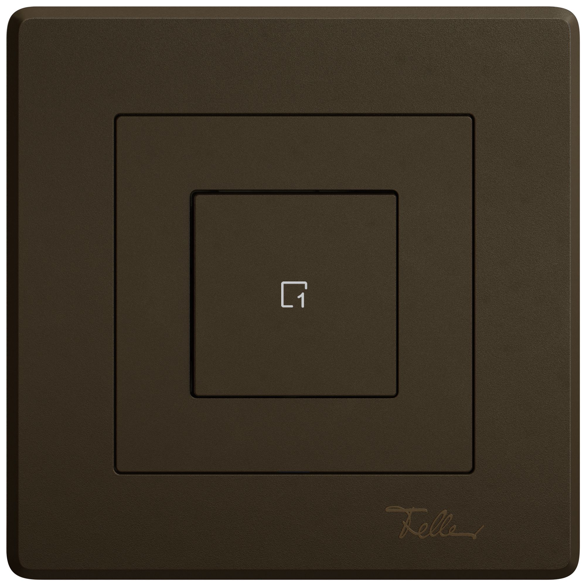 Commande pour poussoir scènes ENC EDIZIO.liv Wiser SNAPFIX® 1 scène WLAN 1T br