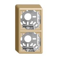 Kappe mit Grundplatte 2×54mm sand für Kombination FX Universal