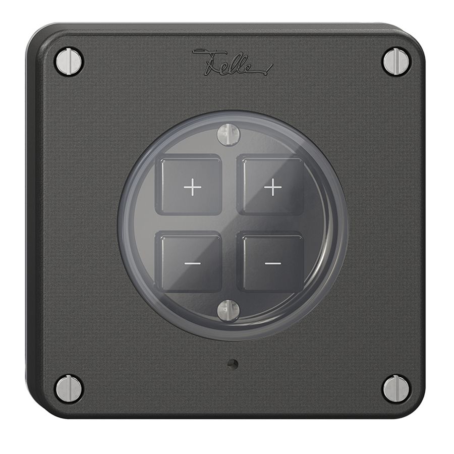 Dimmer Uni-LED 2K/4T NEVO Wiser N.CO schwarz