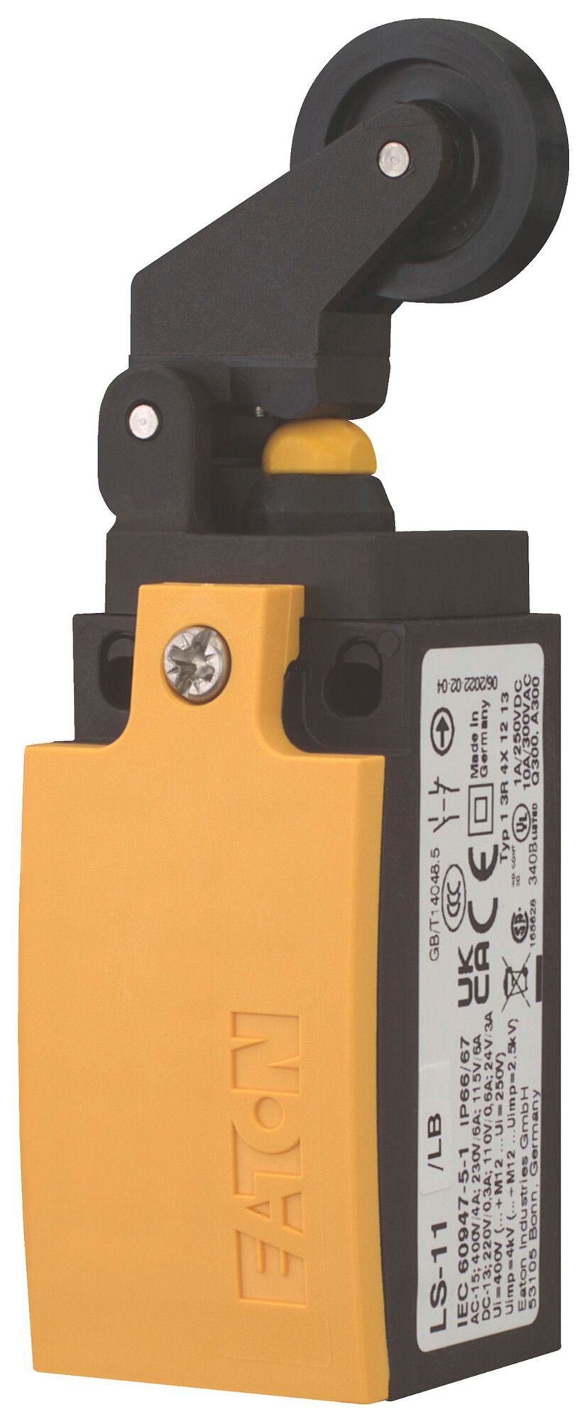 Interrupteur de position Eaton LS-11/LB 1NC 1NO 6A 0.3A levier à galet 108mm