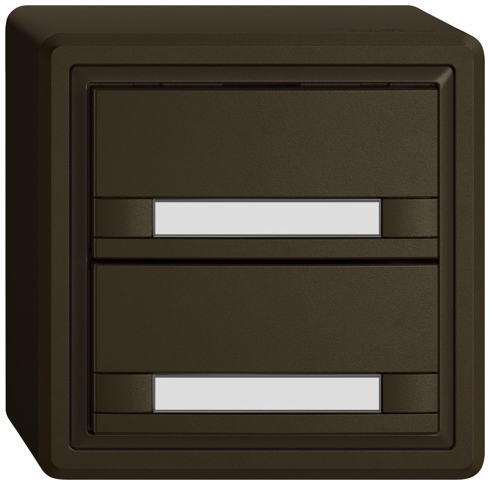 AP-Universaltaster EDIZIO.liv UNI SNAPFIX® o.LED 2× 2-Tbed.Pap.br