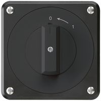 UP-Schwenktaster robusto IP55 schwarz 1P für Kombination