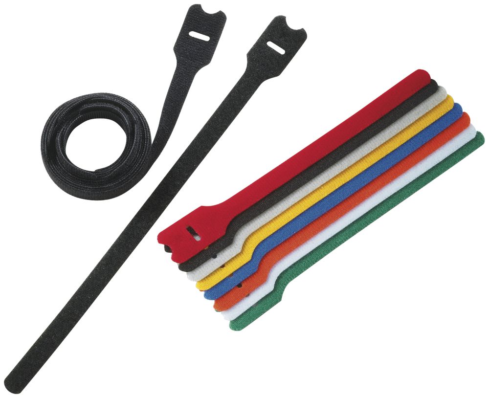 Kabelbinder Panduit-TY mit Klettverschluss 12.7×203mm schwarz