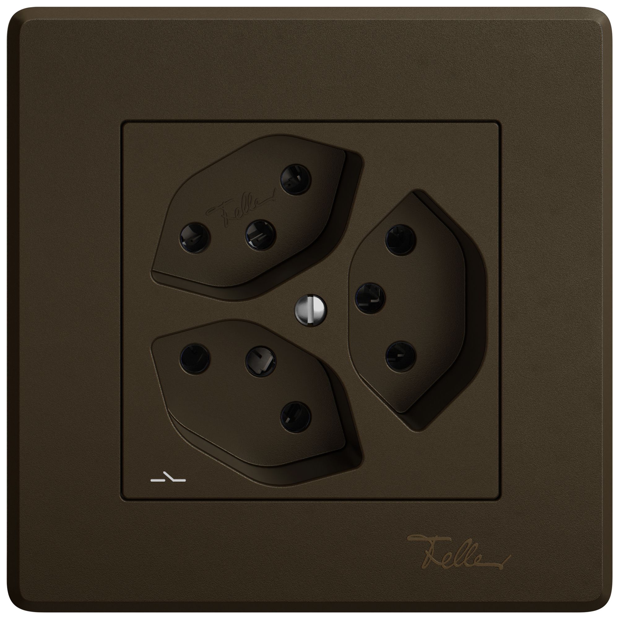 Prise ENC EDIZIO.liv SNAPFIX® 3×T13 1×S br