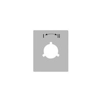 Kennscheibe FLF I<->II FH für Schwenktaster