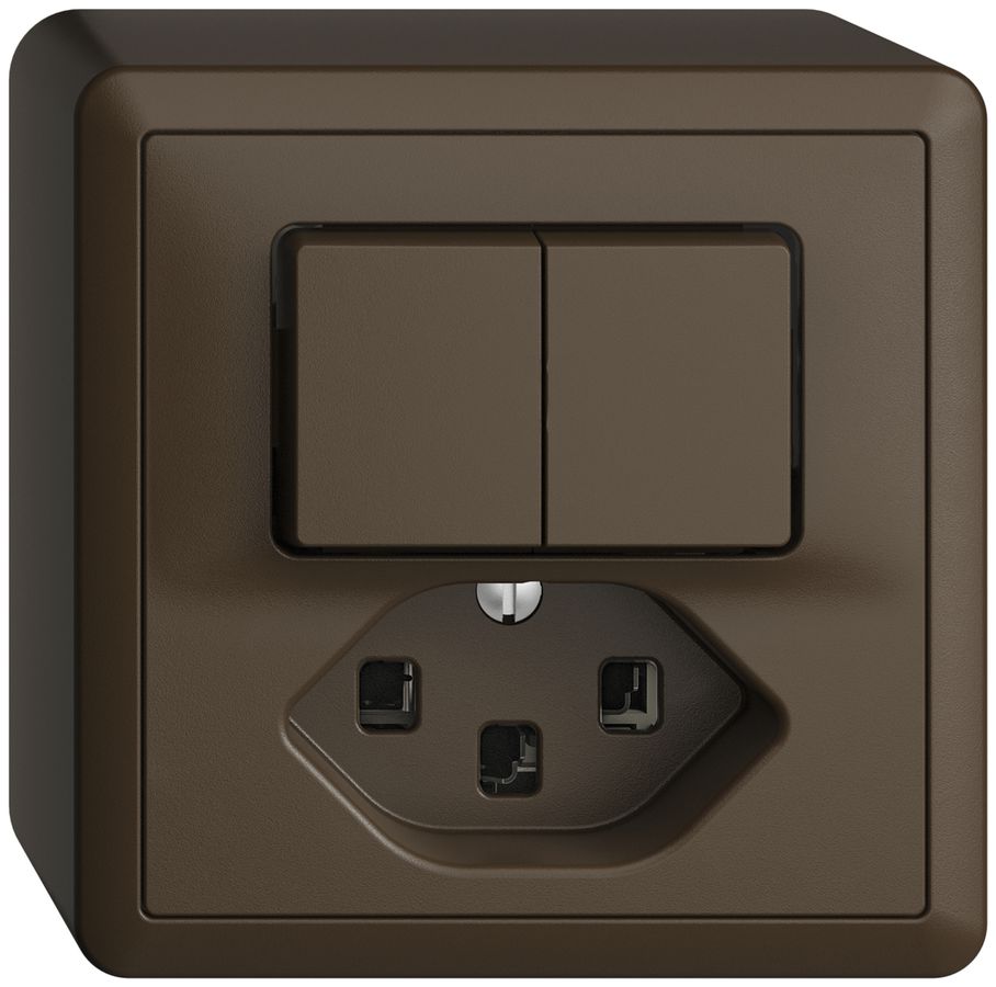 Combinazione AP 1/3+3/1L+T23 16A EDIZIOdue coffee