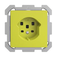 UP-Steckdose EDIZIOdue T25 16A lemon, Schraubklemmen