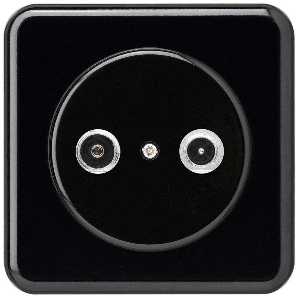 Prise d'antenne ENC basico TV-R montage C 10.5dB 2GHz noir