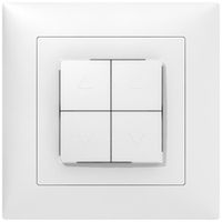 Poussoir pour stores ENC SIDUS B blanc 2 canaux