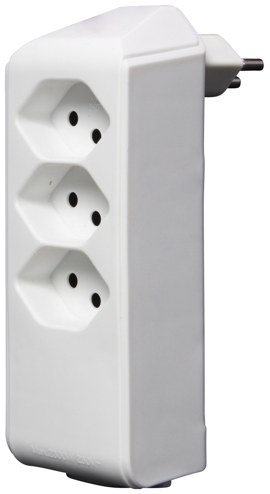 Fiche de dérivation cleverLINE 3+1×T13 300° avec suspension blanc