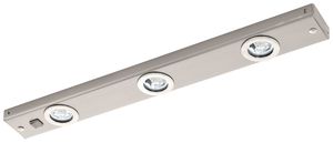 LED-Deckenleuchte Eglo KOB LED 4.6W 840lm 3000K IP20 600×70mm Nickel