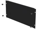 Blindplatte 19" Schnellverschluss 5HE Stahl schwarz