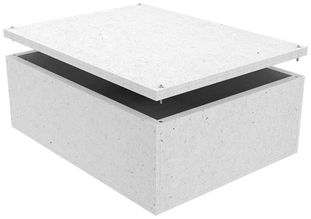 EB-Gehäuse Spotbox Feuerbox 800 EI60 810×610×260mm