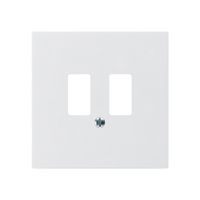 Frontplatte kallysto für USB-Steckdose weiss