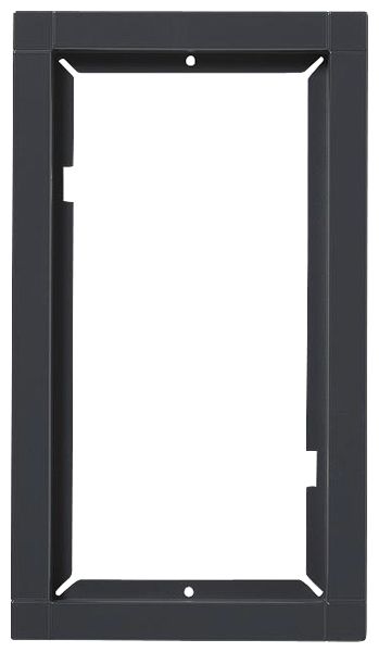 Cadre combiné Siedle, en polycarbonate laqué, 231×131×15mm, anthracite