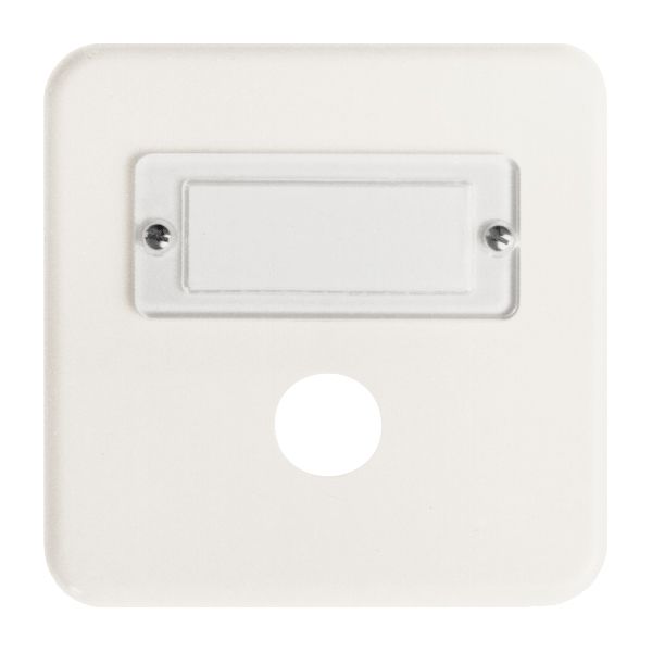 Abdeckplatte FH Gr.I Sonnerie weiss