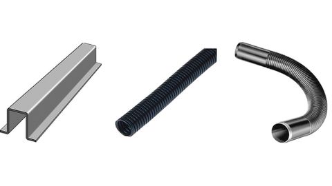 Kabelschutzprofile, Kabelschutzrohre und Zubehör