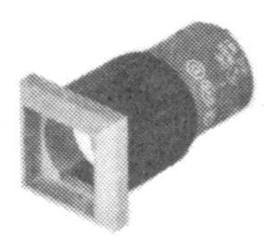 EB-Signallampe EAO01 18×18mm, schwarz