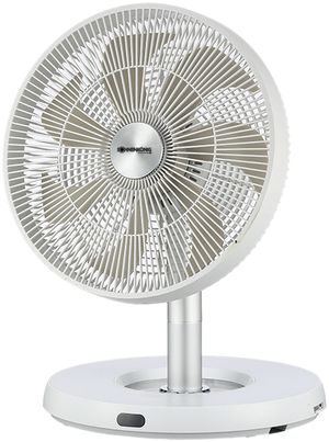 Standventilator Armin Schmid Flex Fan 25W Ø300 490…900×335mm Silber