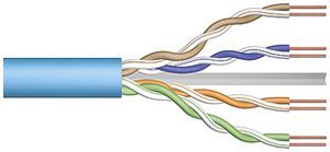 Câble d'installation Elcase  IK-6A-23-C-U-5G U/UTP 6A (TIA) Cca gris