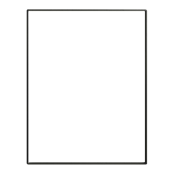 Telaio complementare EDIZIOdue prestige 4×3 nero