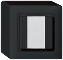 Poussoir universel AP 2×kallysto avec LED noir