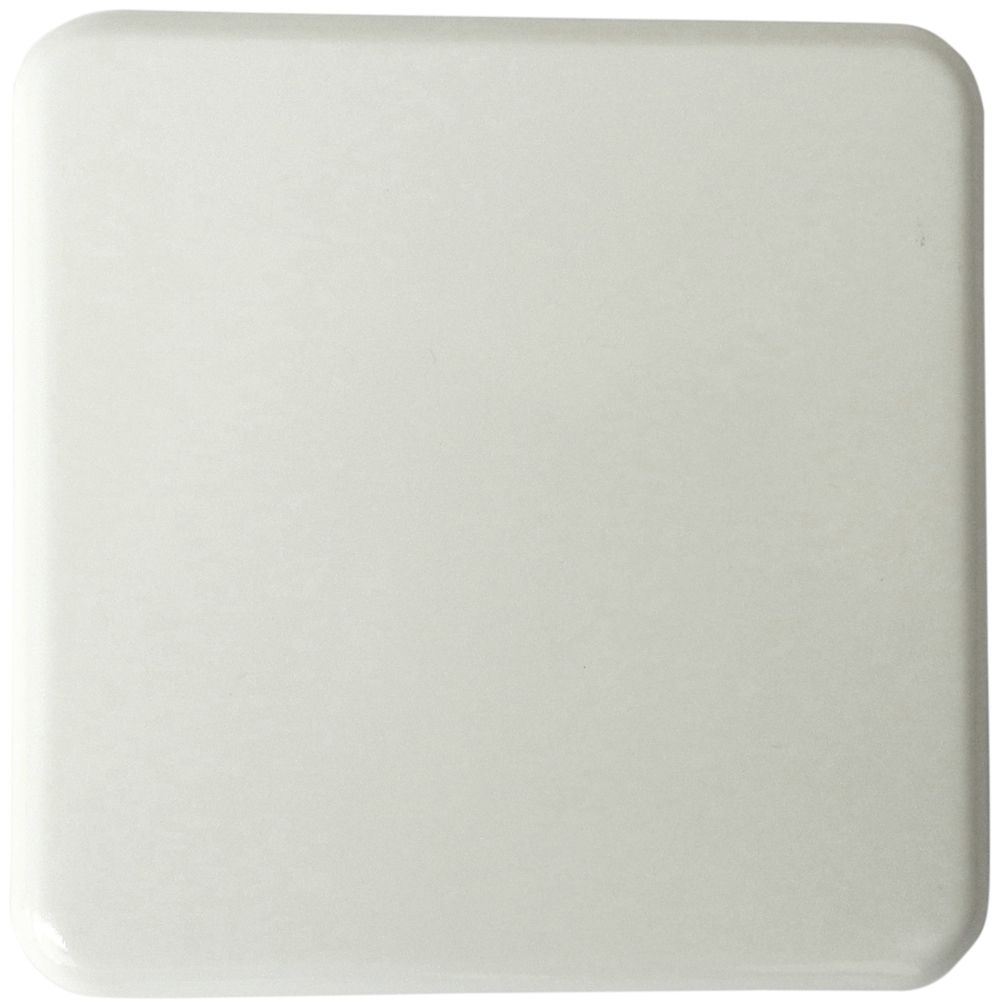 Abdeckplatte II ohne Bohrung weiss