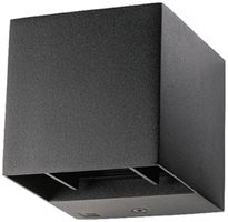 Applique LED SG Artes Mini 8W 380lm 827 IP44 REG diretto/indiretto nero