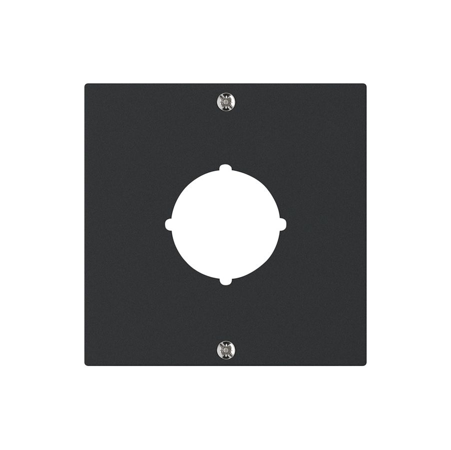 Frontplatte kallysto zu NOT-AUS schwarz