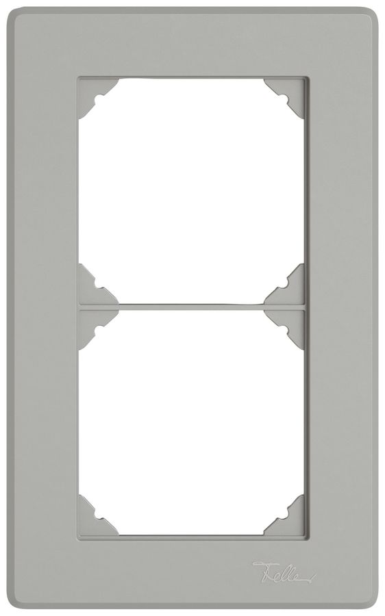 UP-Abdeckrahmen EDIZIO.liv SNAPFIX® 2×1/1×2 96×156mm hgu