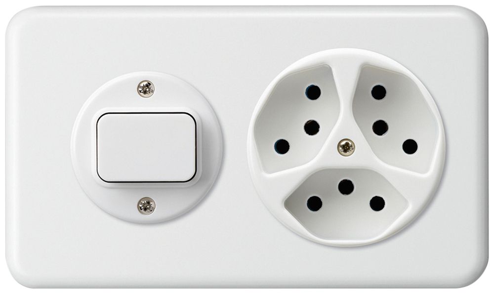 UP-Kombination I-I basico 3/1L +3×Typ 13 weiss horizontal