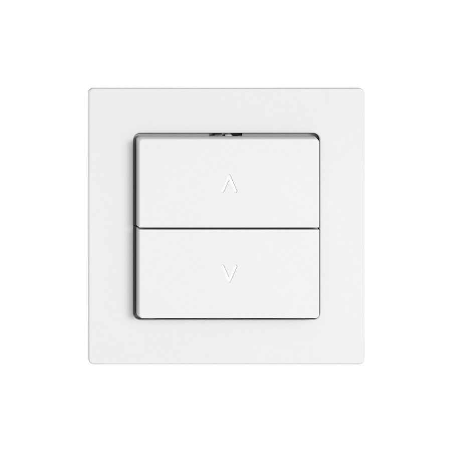 Storentaster EDIZIO.liv SNAPFIX® 10A 250V 2 Tasten 1 Kanal ws