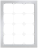 Telaio di copertura INC EDIZIO.liv prestige SNAPFIX® 4×3 214×274mm all