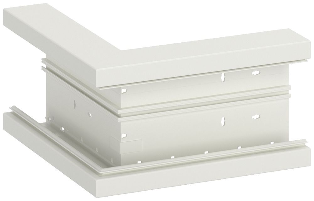 Angle extèrieur tehalit BR 68×170mm couvercle 120mm blanc trafic