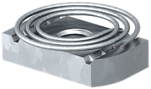 Gleitmutter mit Feder Bettermann für Profilschiene MS4121/4141 M10 Stahl